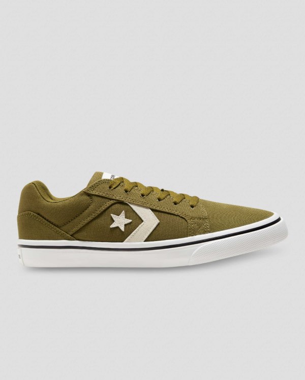 Converse El Distrito Mix And Match Olivengrøn Sko Danmark - Converse Lave Sneakers Herre - 60975UZOE